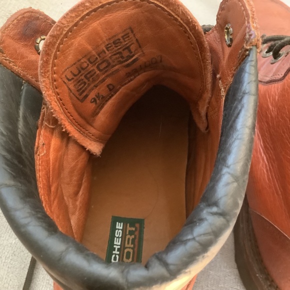 Lucchese Sport Mens Lace Up Boot, Brown size 9.5D - Picture 8 of 9